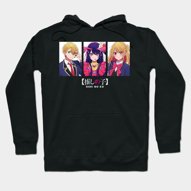 Oshi No Ko Squads Hoodie by Shelter Art Space